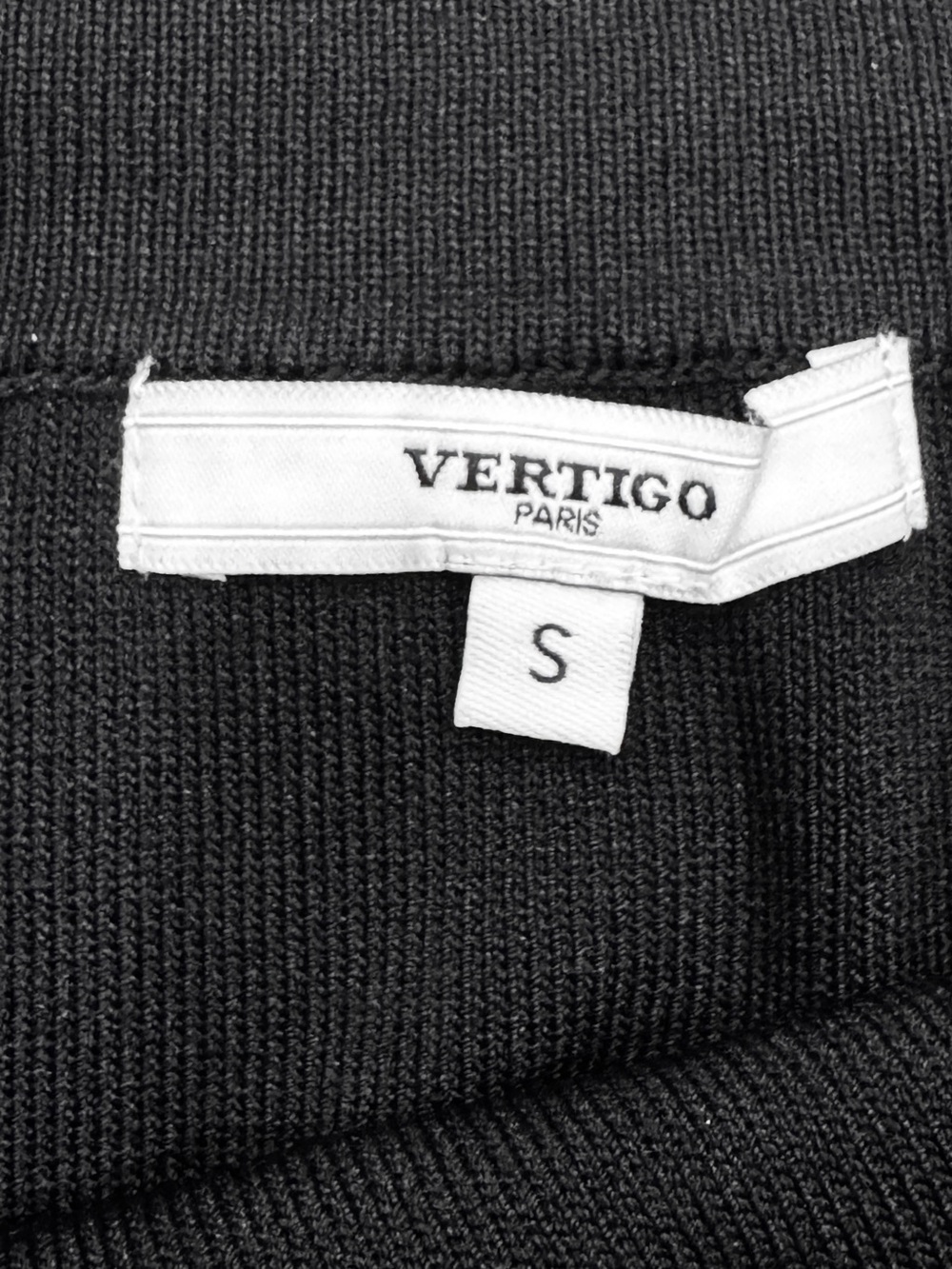 NEW! Vertigo Paris Black & White Pleated Knit Skirt Size Small - Picture 2 of 6
